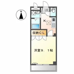 グランディールU【1階】の間取り