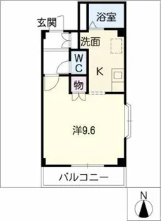 クランベリープラザ【1階】の間取り