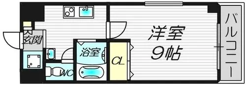 ルミエール姫里【4階】の間取り
