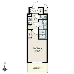 愛知県名古屋市瑞穂区堀田通8丁目【マンション】の間取り