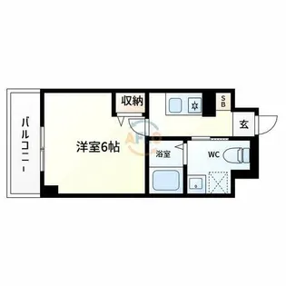 Live Casa 田辺【4階】の間取り