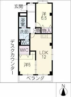 シャトー原市【2階】の間取り