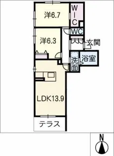 Casa Regio K【1階】の間取り