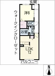 プラネット【1階】の間取り