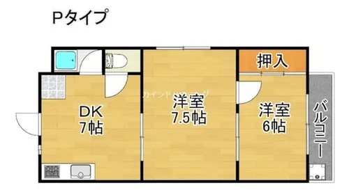 タカイレジデンス【2階】の間取り