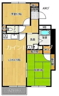 US-1住吉東【3階】の間取り