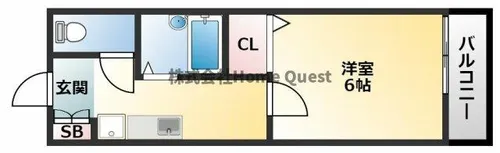 ブリエール布施【2階】の間取り