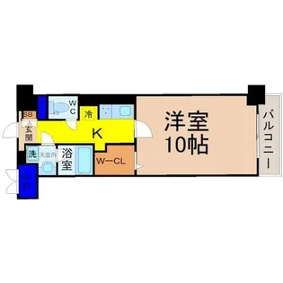 アロームドゥジョア【6階】の間取り