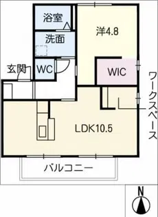 サニーヒル’95【1階】の間取り