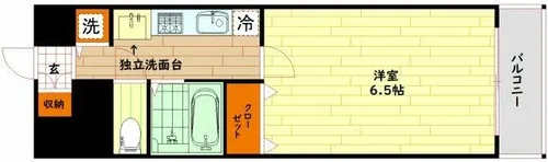 大阪府大阪市北区天神橋8丁目【マンション】の間取り