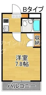 K’sシャトー遠里小野【2階】の間取り