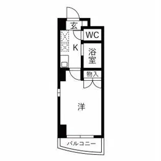 ハイツサンルート【2階】の間取り