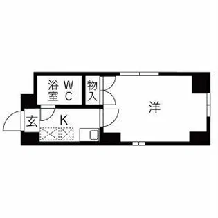 ハイツサンルート【2階】の間取り