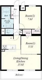 ソラード センリ【2階】の間取り