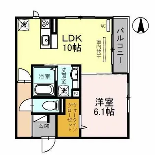 ラヴィベール【2階】の間取り