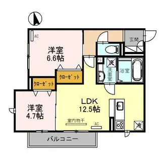 グレイスソフィア千里丘【3階】の間取り