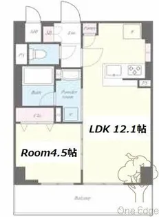 Arome梅田【6階】の間取り