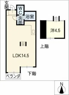 ラ・メゾン白壁【4階】の間取り