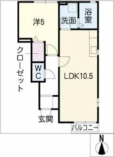 エステート和合 B【1階】の間取り
