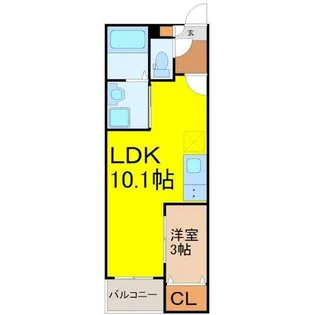 SHOKEN Villa川名【3階】の間取り