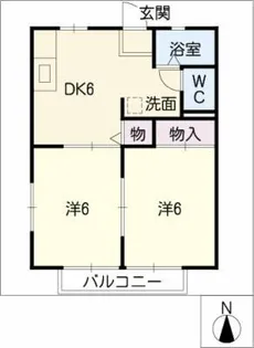 グランパレ【2階】の間取り