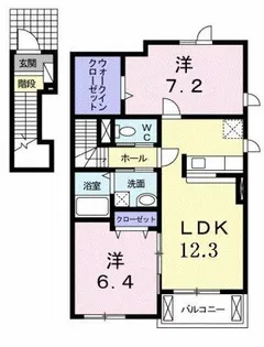 セレノ【2階】の間取り