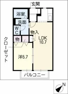 メゾン アミティエ【2階】の間取り