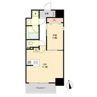 レジデンシア花の木【2階】の間取り