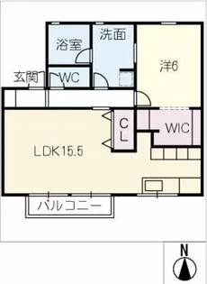 ハートホームS【2階】の間取り