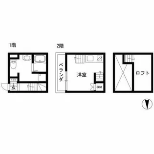 LE COCON 豊【E号室】の間取り