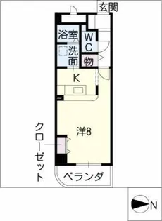 リアライズ七宝【2階】の間取り