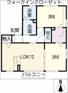 サンクレールT【1階】の間取り