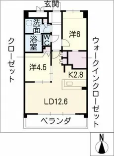 KMRさくら【3階】の間取り