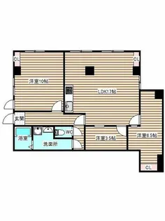 ウエストビル【2階】の間取り
