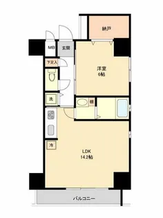 AHビル【10階】の間取り