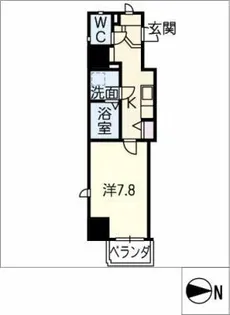 The金山Blossoms【4階】の間取り