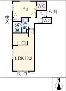 メゾン アンジュ Ⅰ【2階】の間取り