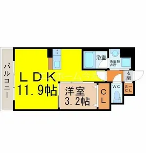 ポルタニグラ千種【6階】の間取り