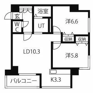 カサトレスベレーザ【2階】の間取り