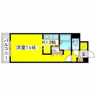 イーストフェアリー【3階】の間取り