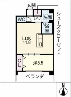 ひなび【3階】の間取り