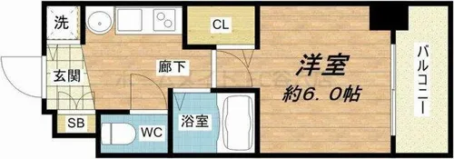 プレサンス東本町vol.2【2階】の間取り