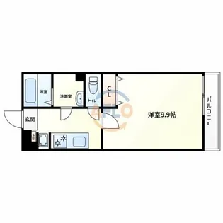 ウエスタン丸山通【1階】の間取り