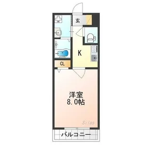 仮)中京区西ノ京東月光町新築マンション【4階】の間取り