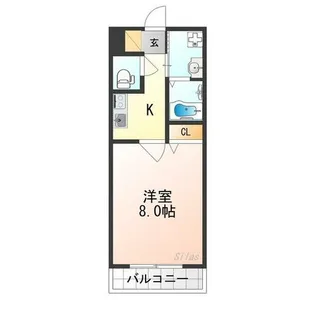 仮)中京区西ノ京東月光町新築マンション【1階】の間取り