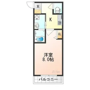 仮)中京区西ノ京東月光町新築マンション【3階】の間取り
