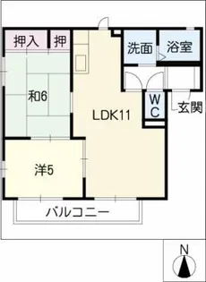 Grace B棟【2階】の間取り