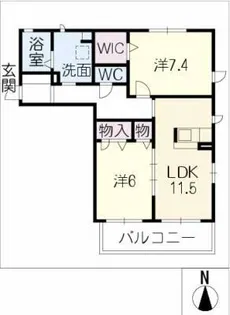 YAMAKO【2階】の間取り