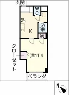 VIA 141【8階】の間取り