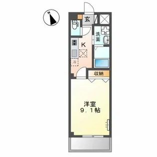 エスペランサ レーヴ【1階】の間取り